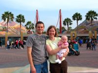 Shawn, Katie & Aspen at Disneyland