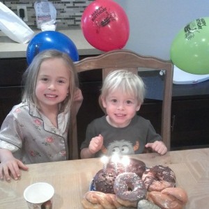 Aspen & Slater Birthdays (2/8/14)